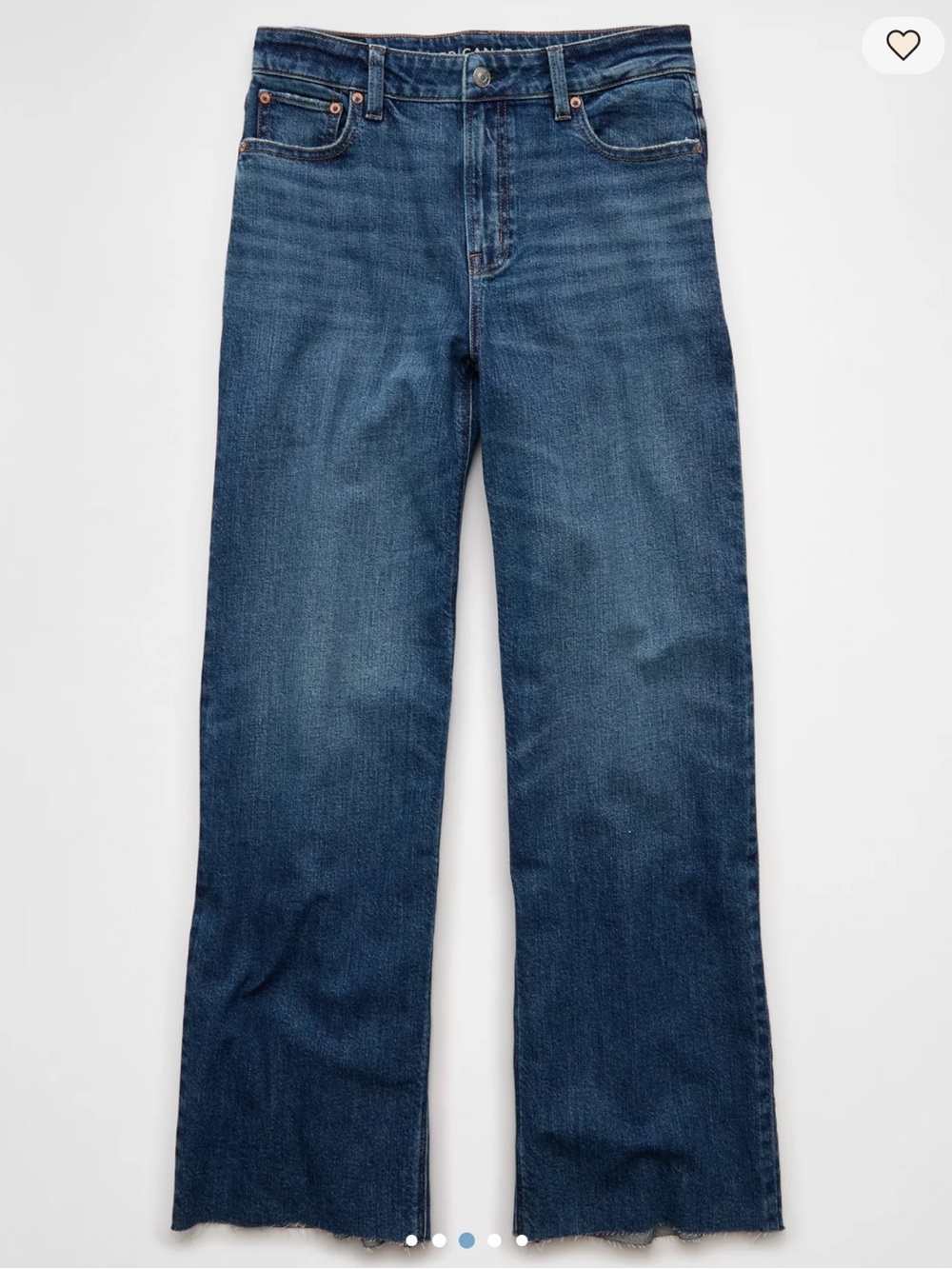 AE Super High-Waisted Baggy Wide-Leg Jean Dreamy Drape